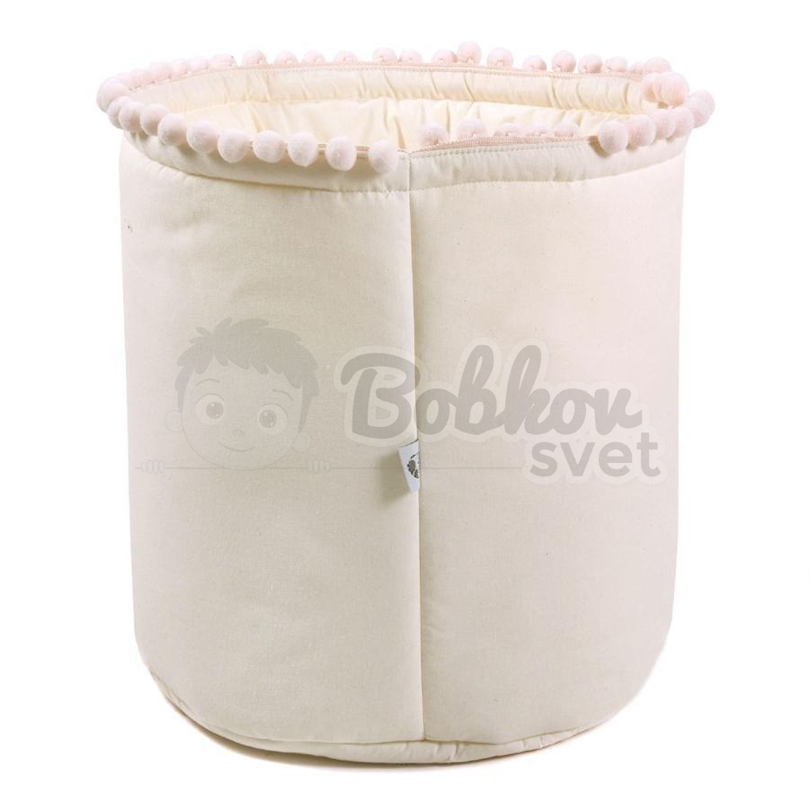 Teepee stan pre deti set s príslušenstvom - jemná hmla s pompoms