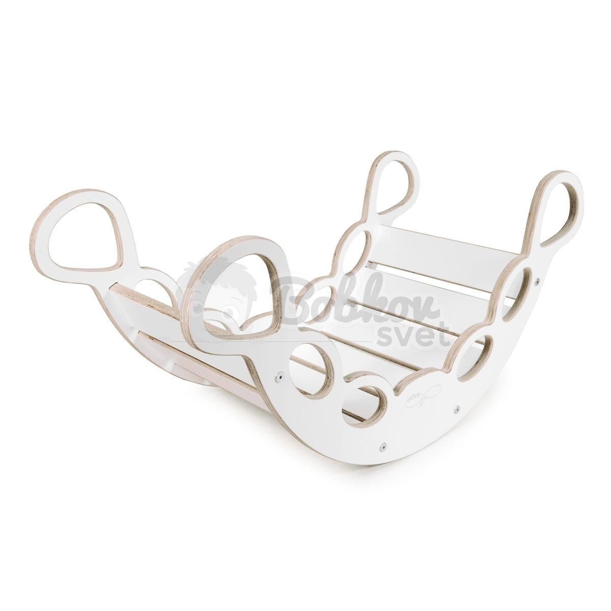 Drevený rocker SCANDI - montessori hojdačka ajaBaby