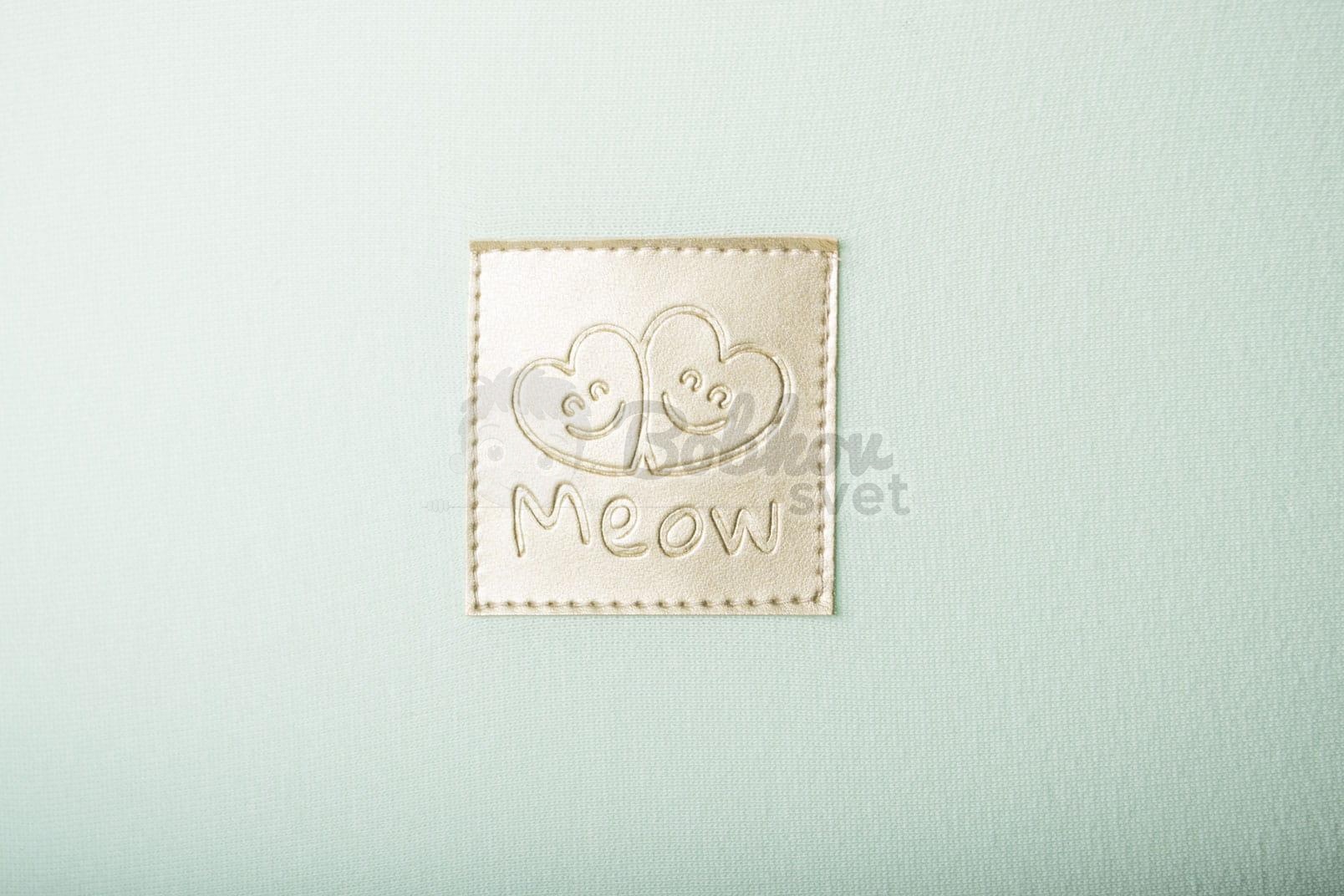 Detský suchý bazén MeowBaby® bez guličiek (90x30cm) - mätový