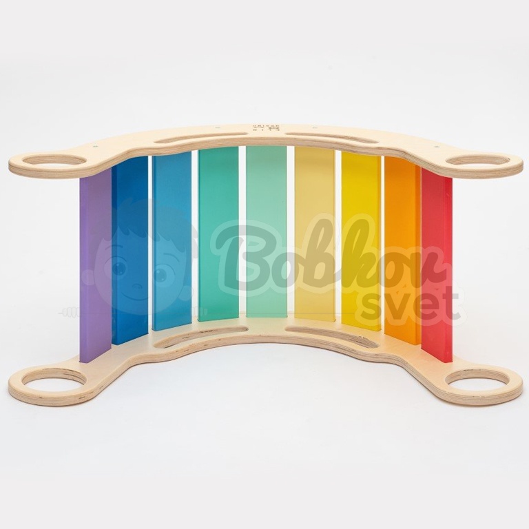 Montessori dúhová hojdačka 5v1 COLOR
