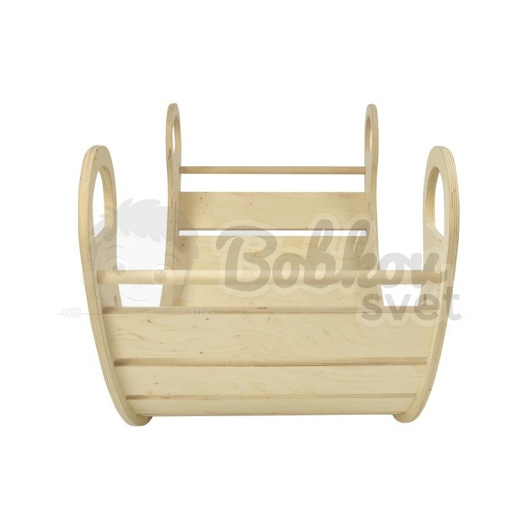 Montessori drevená hojdačka NATUR 100cm MAX