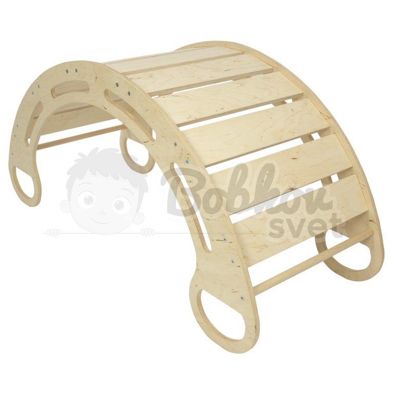 Montessori drevená hojdačka NATUR 100cm MAX