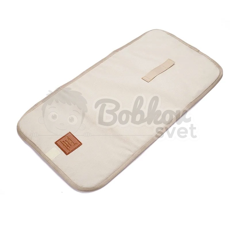 Nepremokavá cestovná prebaľovacia podložka pre bábätká - BEIGE