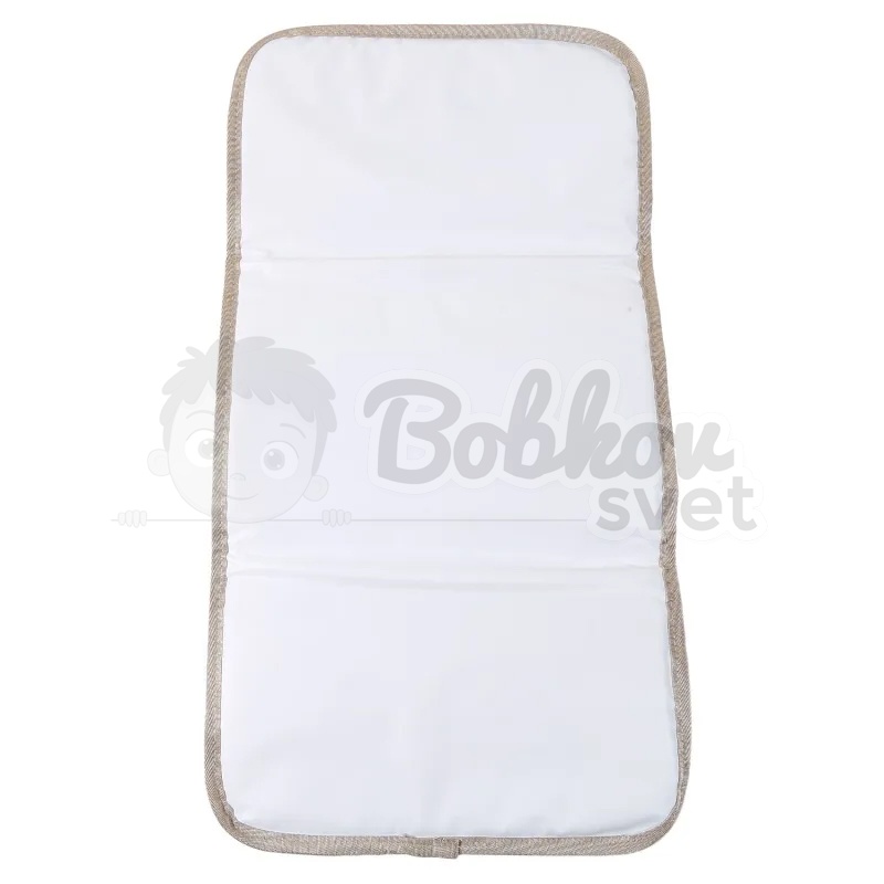 Nepremokavá cestovná prebaľovacia podložka pre bábätká - BEIGE