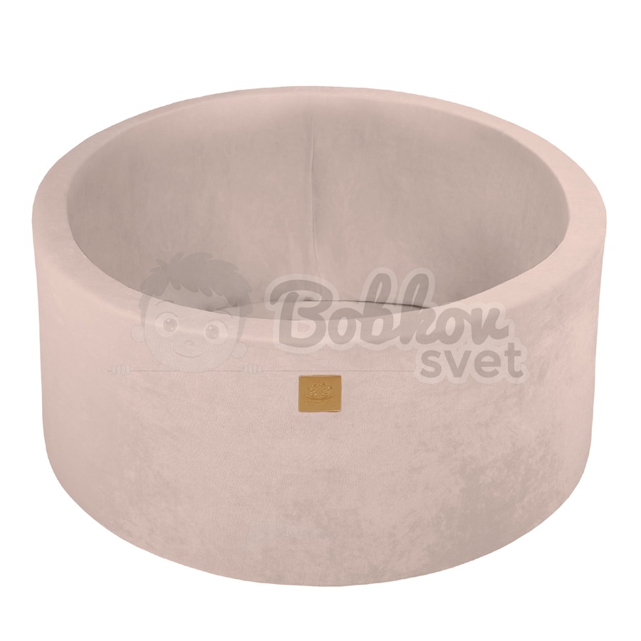 Detský suchý bazén EXCLUSIVE ZAMAT model Dry Grass s guličkami 300 ks (90x40cm)