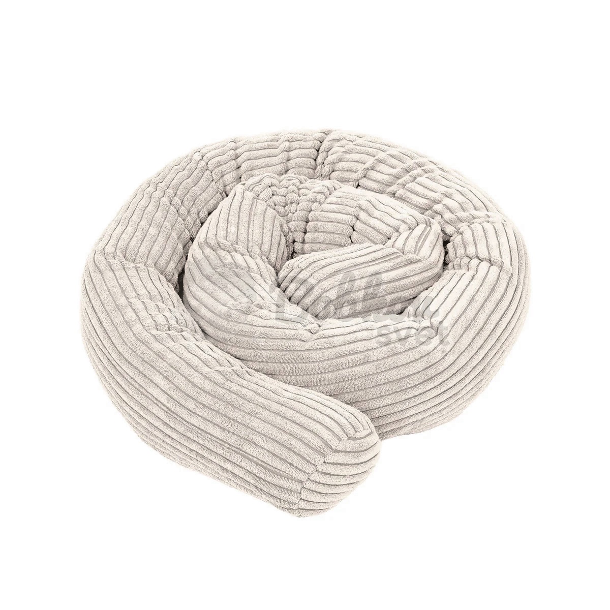 Mantinel / ochrana do postieľky Safe Roll 2m - Corduroy Estetic ECRU