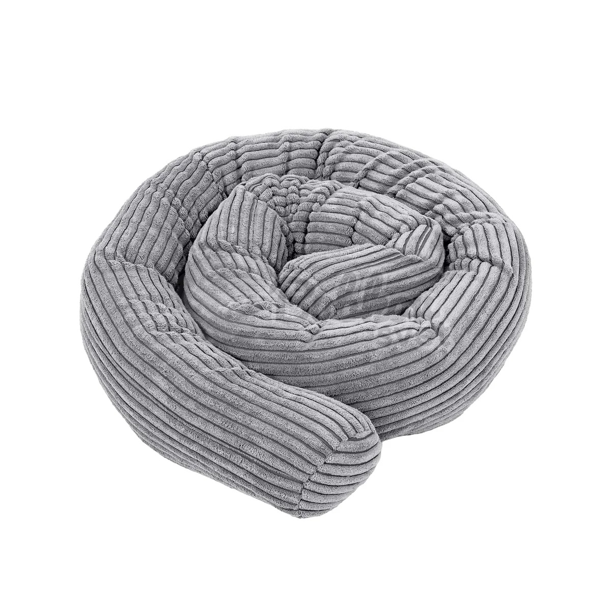 Mantinel / ochrana do postieľky Safe Roll 2m - Corduroy Estetic GRAY