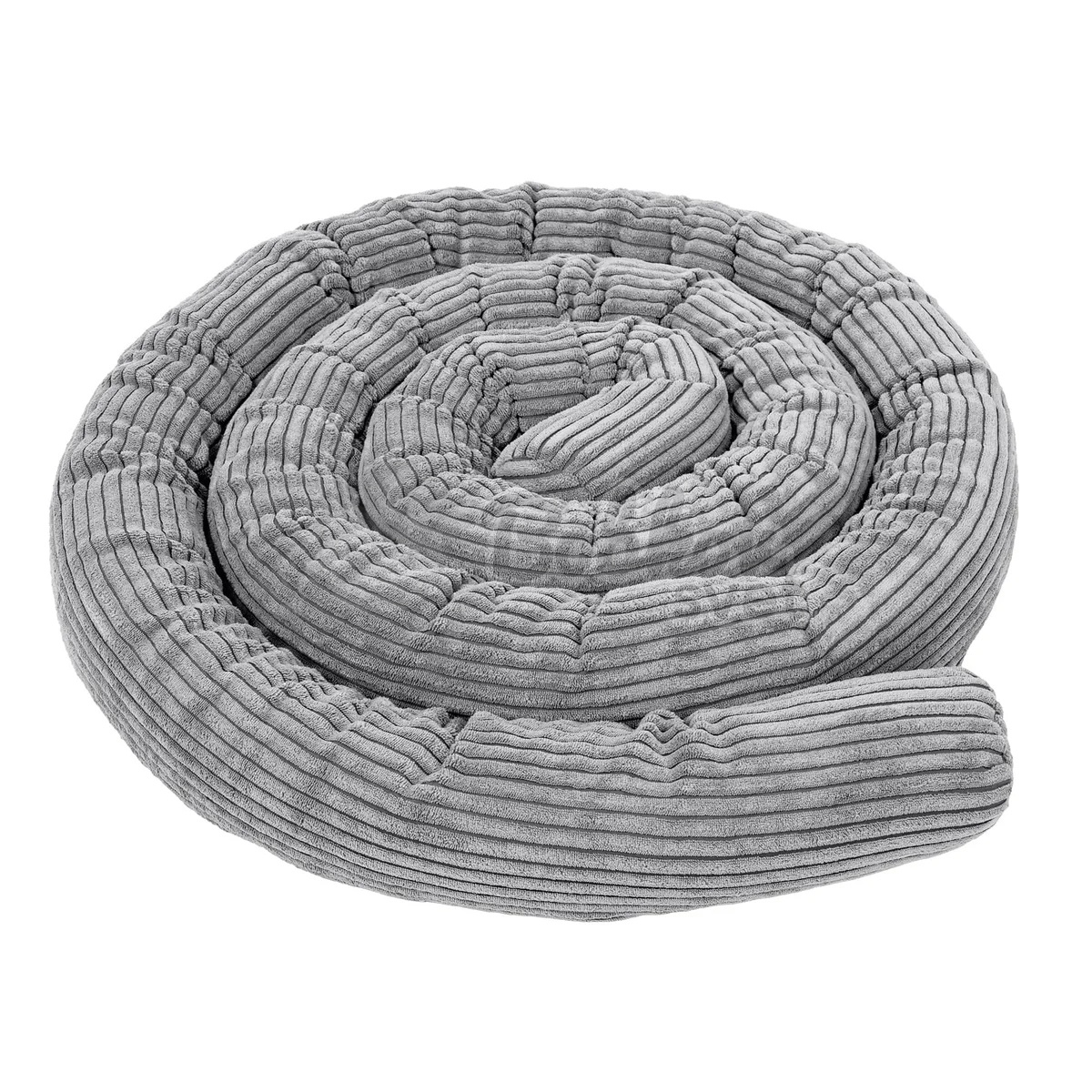 Mantinel / ochrana do postieľky Safe Roll 2m - Corduroy Estetic GRAY