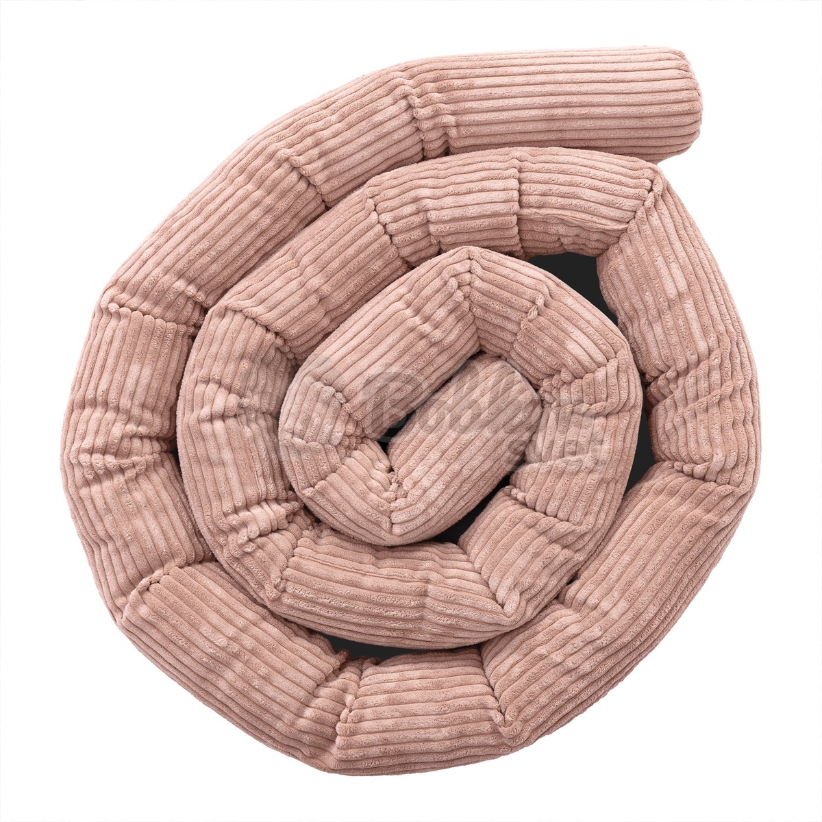 Mantinel / ochrana do postieľky Safe Roll 2m - Corduroy Estetic PINK