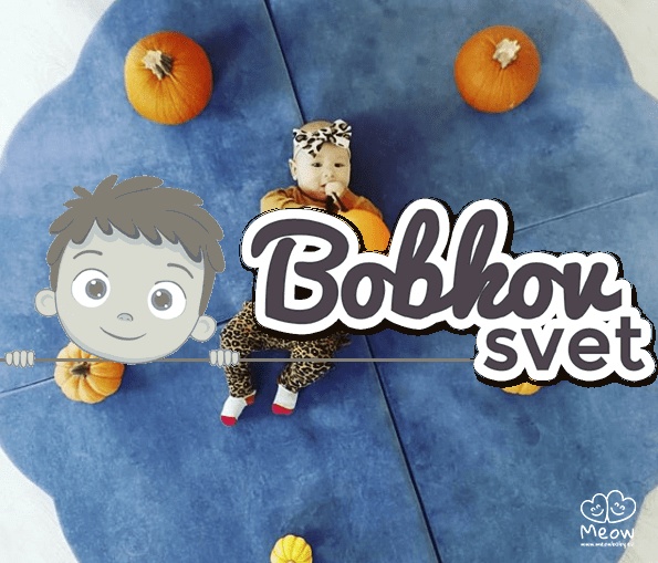 Detská podložka na hranie MeowBaby® 160 x 160 cm obláčik - modrosivá