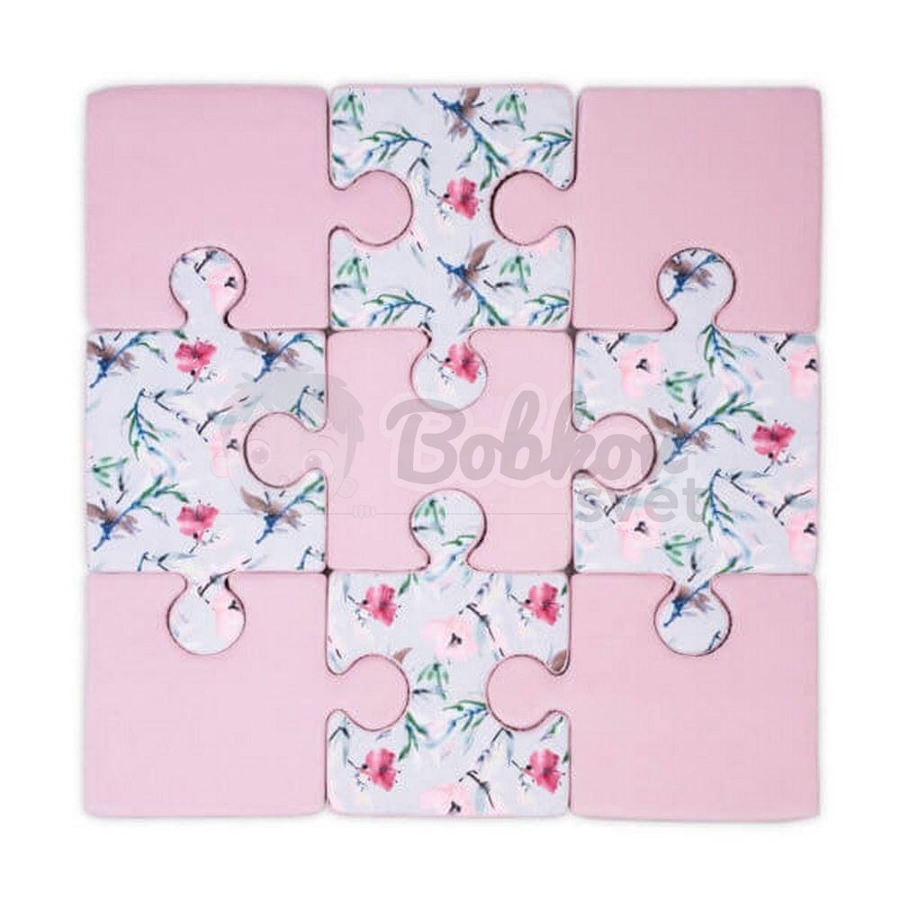 Veľké PUZZLE - podložka na hranie 150 x 150 cm - PINK