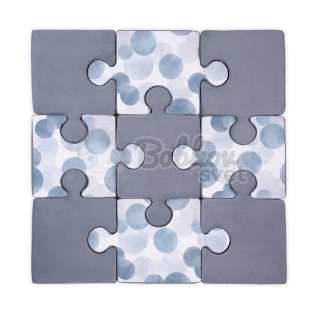 Veľké PUZZLE - podložka na hranie 150 x 150 cm - GRAY