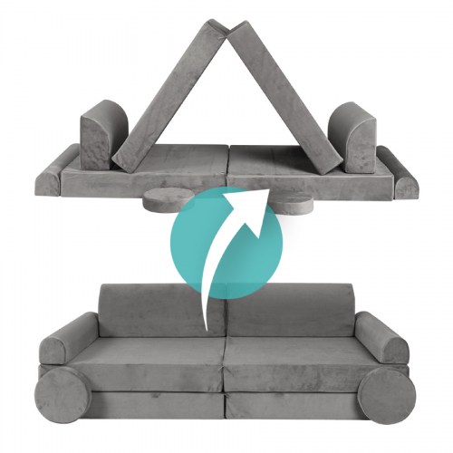 Veľký skladací penový bunker / detské ihrisko / pohovka - SOFA premium