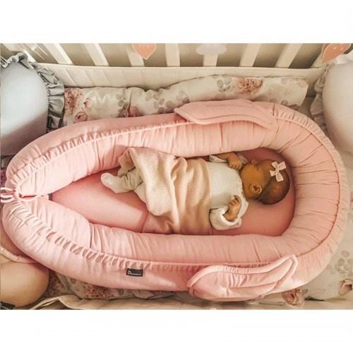 Zamatové hniezdo pre bábätko DAMANI - edícia ANGEL