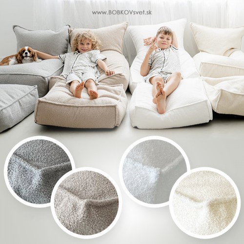 Sedací vak pre deti / BOUCLE puf 80 cm