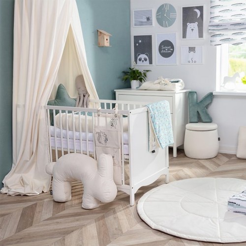 Dojčiaci vankúš ELIT velvet / dekoračný vankúš v tvare zajaca BUNNY - tvarovaný vankúš na kojenie
