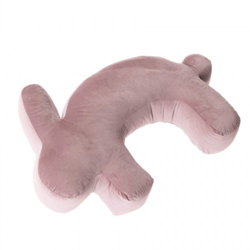 Dojčiaci vankúš ELIT velvet / dekoračný vankúš v tvare zajaca BUNNY - tvarovaný vankúš na kojenie