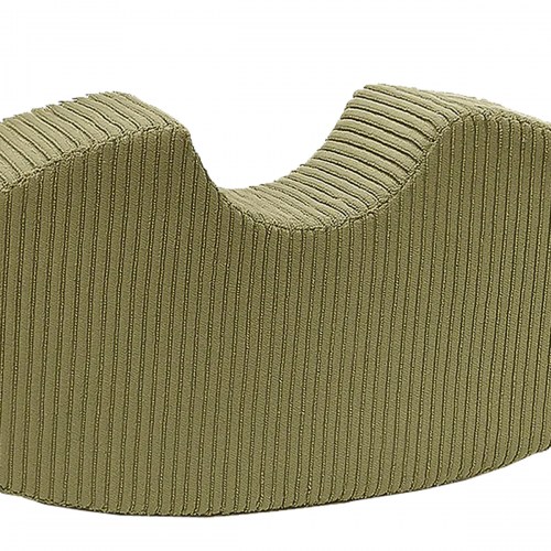 Detský penový taburet / hojdačka Bean Shape - Corduroy Estetic