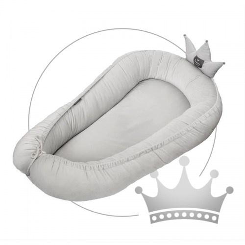 Zamatové hniezdo pre bábätko DAMANI edícia CROWN