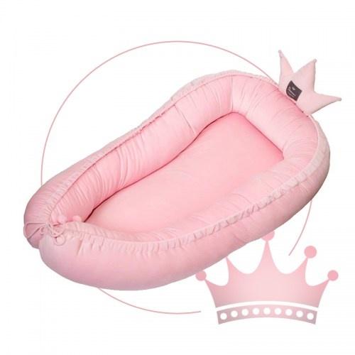 Zamatové hniezdo pre bábätko DAMANI edícia CROWN