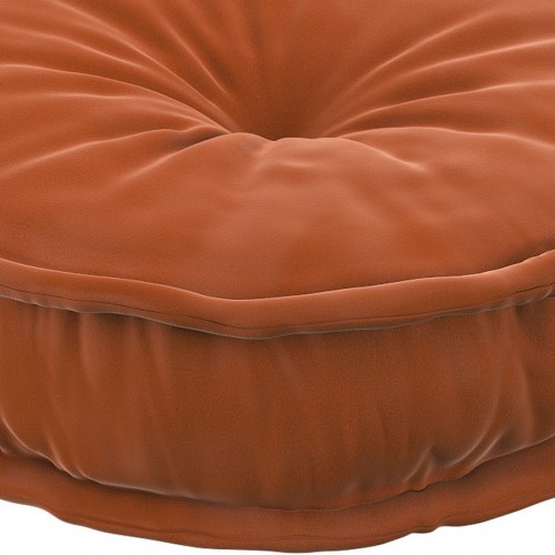 Francúzsky puf na sedenie / sedák 50cm - výrazné lemovanie