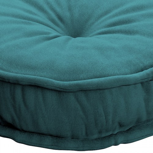Francúzsky puf na sedenie / sedák 50cm - výrazné lemovanie