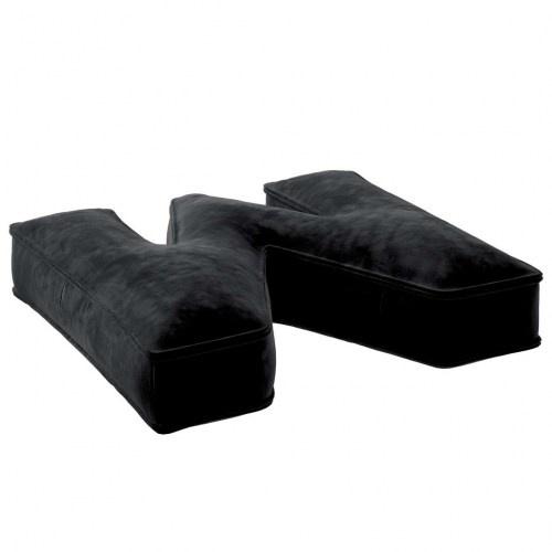 Dekoračný vankúš do izby VELVET písmená z abecedy