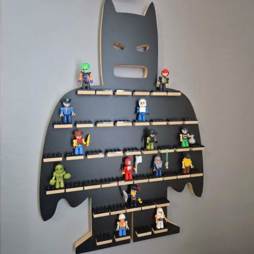 Organizér polička na LEGO figúrky postavičky - séria BLACK