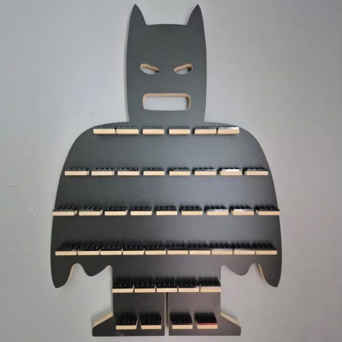 Organizér polička na LEGO figúrky postavičky - séria BLACK