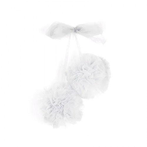 Jemné tylové POM POMY - POMPOMS / dekorácia do detskej izbičky