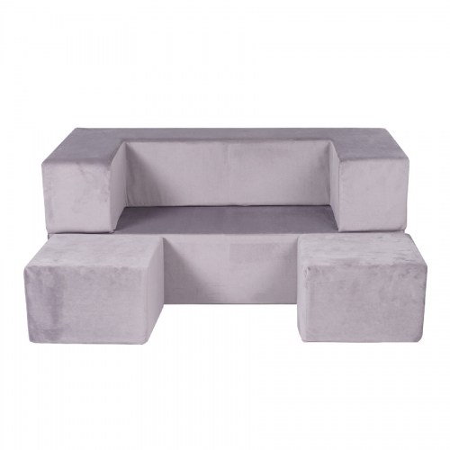 Detská rozkladacia pohovka + 2 taburetky - SOFA