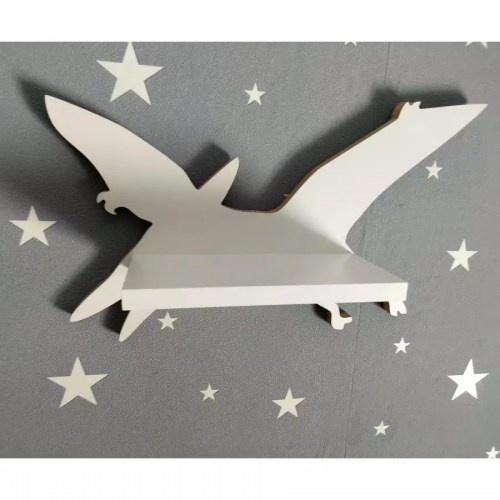 Drevená detská polička na stenu DINO Pterodaktyl