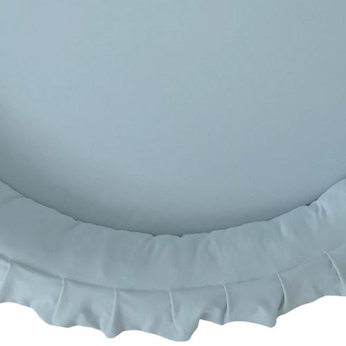 Detské hniezdo okrúhle s volánom / podložka na hranie 120 cm