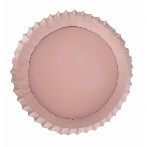 Detské hniezdo okrúhle s volánom / podložka na hranie 120 cm