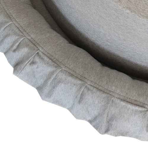 Detské hniezdo okrúhle s volánom / podložka na hranie 120 cm