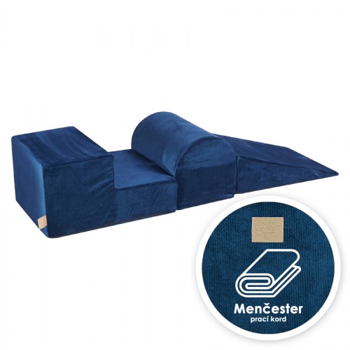 Penová hracia zostava na cvičenie - VELVET Corduroy / MENČESTER - sada sa skladá zo 3 prvkov.