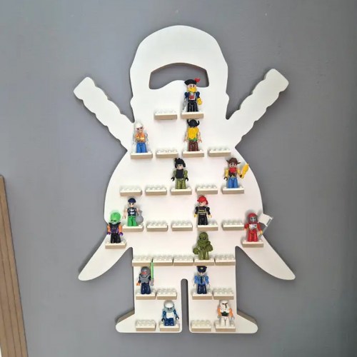 Organizér polička na LEGO figúrky postavičky - polička na LEGO
