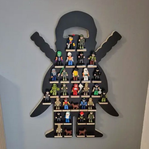 Organizér polička na LEGO figúrky postavičky - polička na LEGO