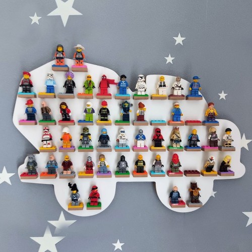 Organizér polička na LEGO figúrky postavičky - polička na LEGO