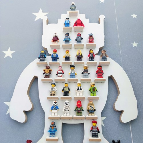 Organizér polička na LEGO figúrky postavičky - polička na LEGO