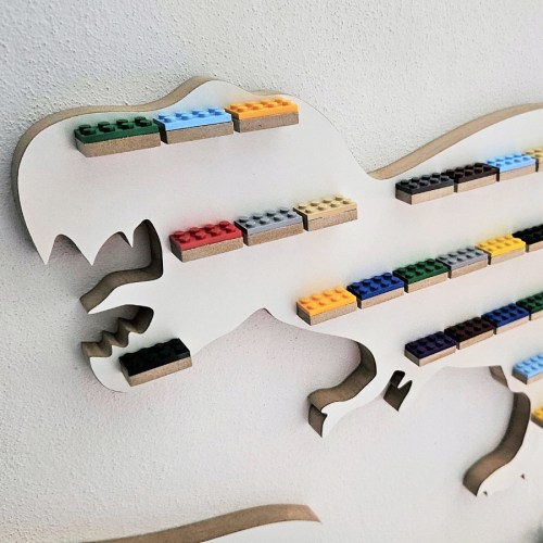 Organizér polička na LEGO figúrky postavičky - polička na LEGO