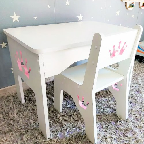 SET stolík a stolička pre deti s nápadným výrezom