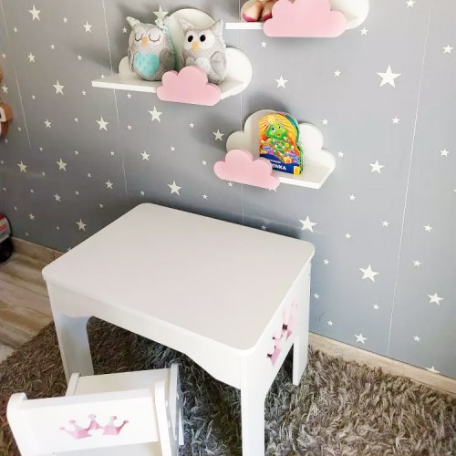 SET stolík a stolička pre deti s nápadným výrezom