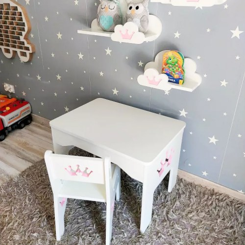SET stolík a stolička pre deti s nápadným výrezom