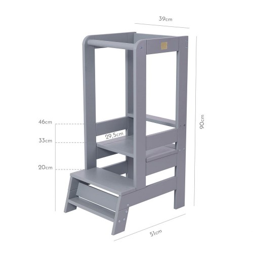 Učiaca veža STANDARD MeowBaby® (Montessori pomocník v kuchyni pre deti) Kitchen Helper
