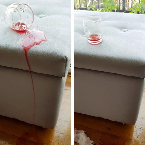 LUXURY detský úložný box / taburetka na sedenie s uškami