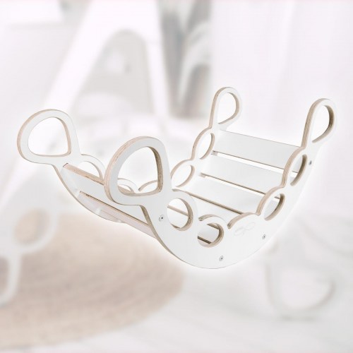 Drevený rocker SCANDI - montessori hojdačka ajaBaby