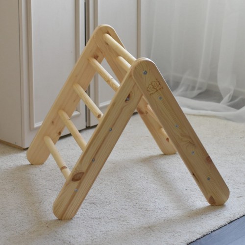 Veľký 4 hranný Montessori Piklerovej triangel (drevený trojuholník)