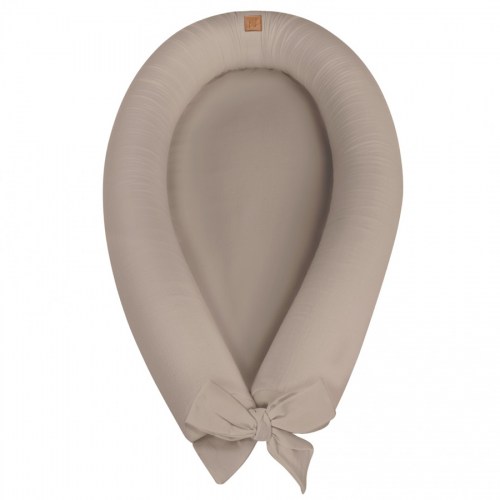 Kvalitné ľanové hniezdo pre bábätko / mantinel do postielky - BOHO