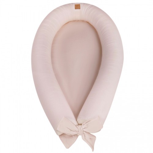 Kvalitné ľanové hniezdo pre bábätko / mantinel do postielky - BOHO